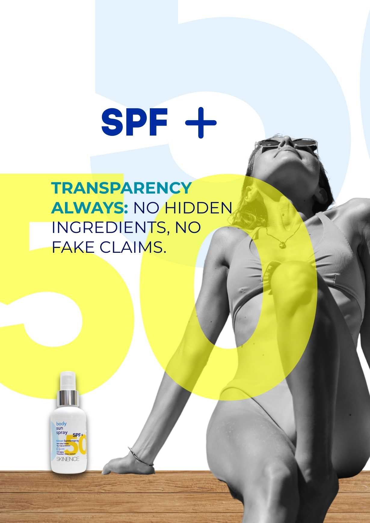 Body Sun Spray SPF 50+ - Skinence – Professional Dermacare