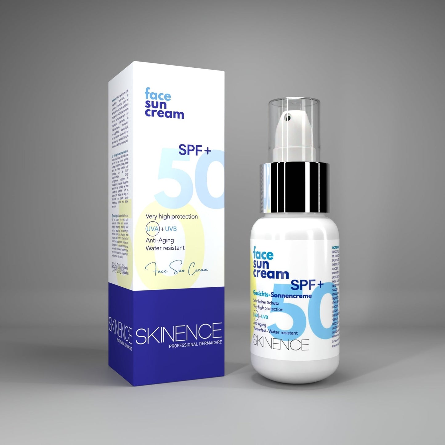 Face Sun Cream SPF 50+ - Skinence – Professional Dermacare