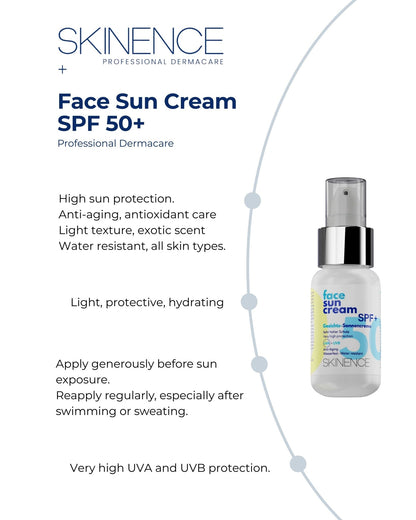 Face Sun Cream SPF 50+ - Skinence – Professional Dermacare