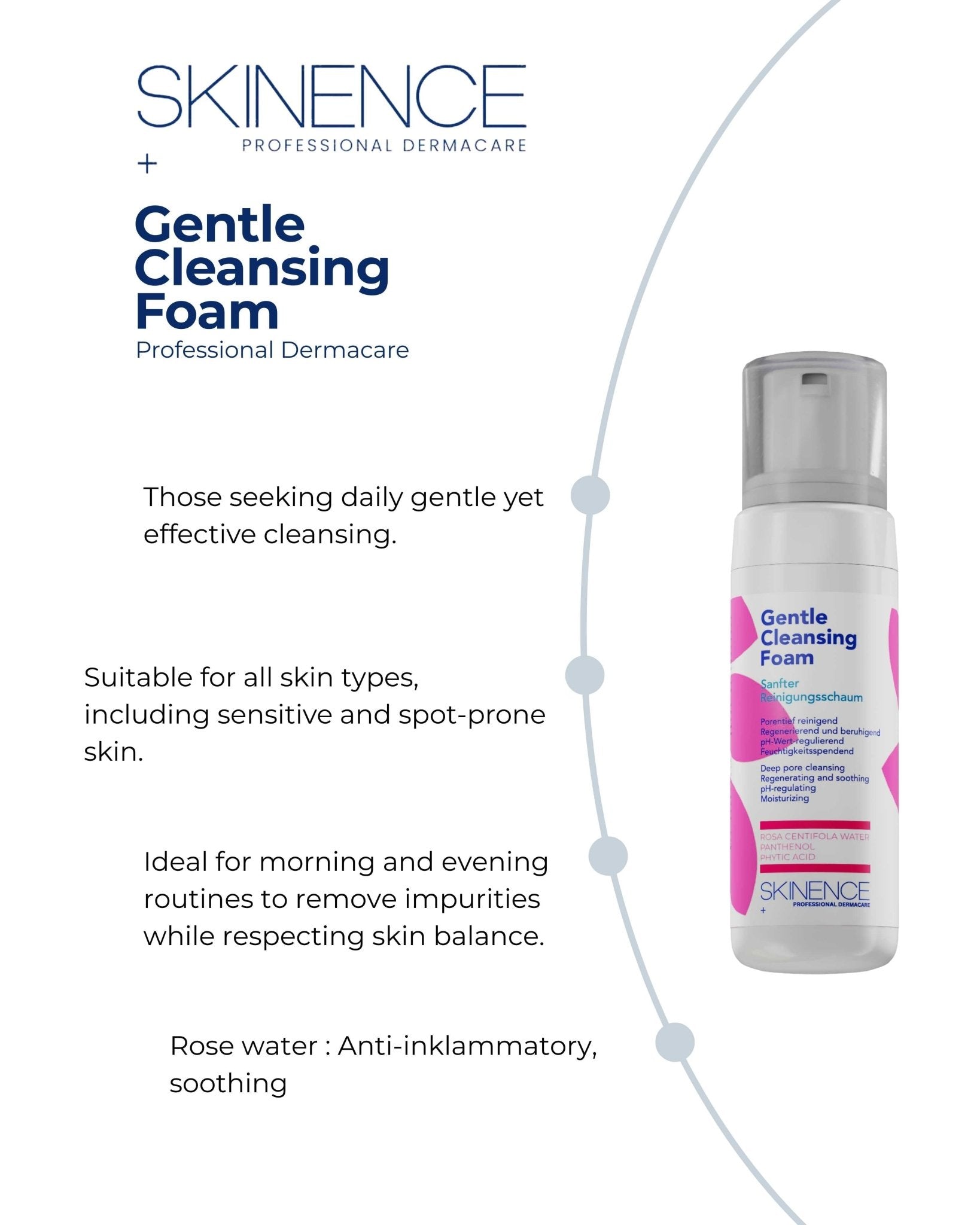 Gentle Cleansing Foam - Skinence – Professional Dermacare