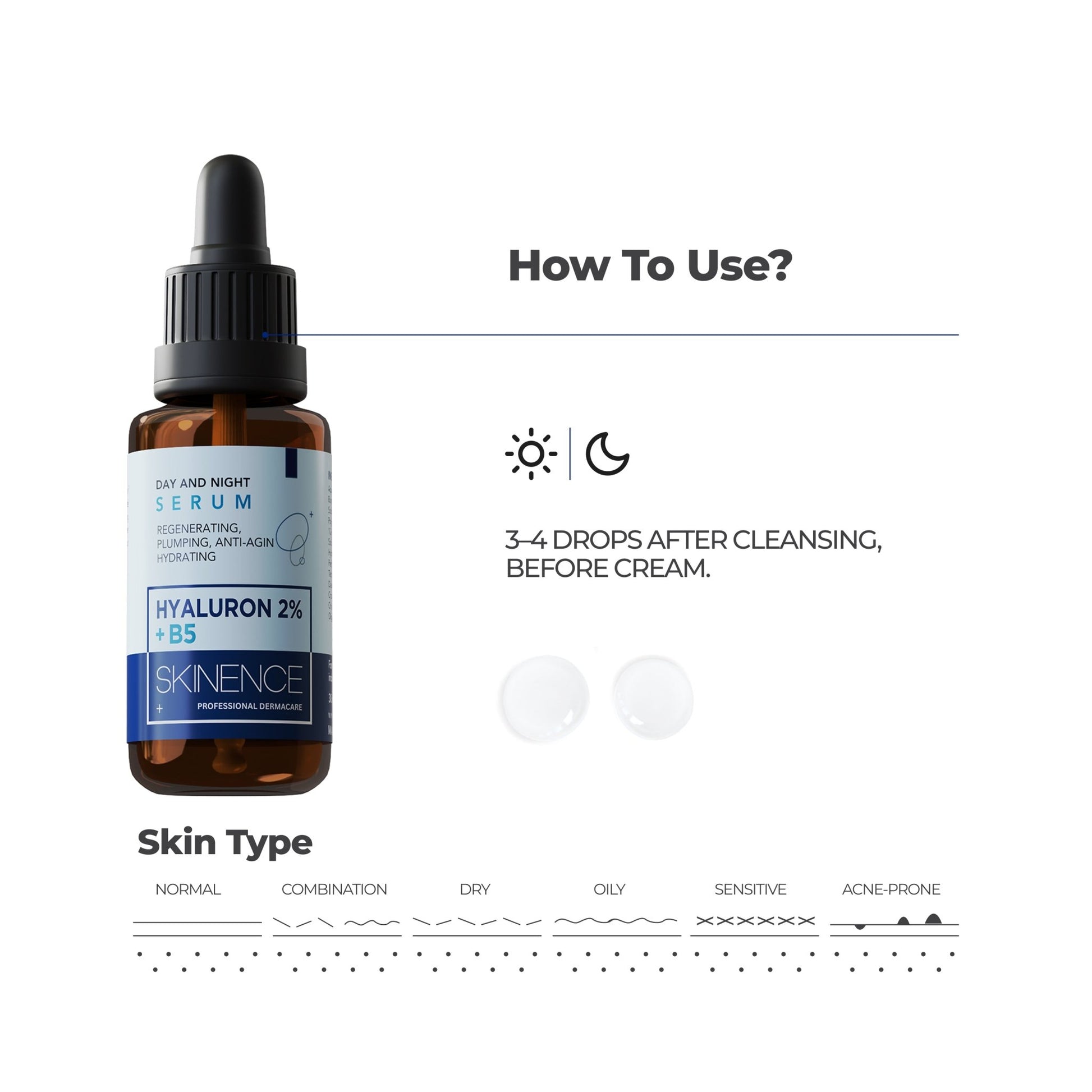 Hyaluron 2% + B5 Serum - Skinence – Professional Dermacare