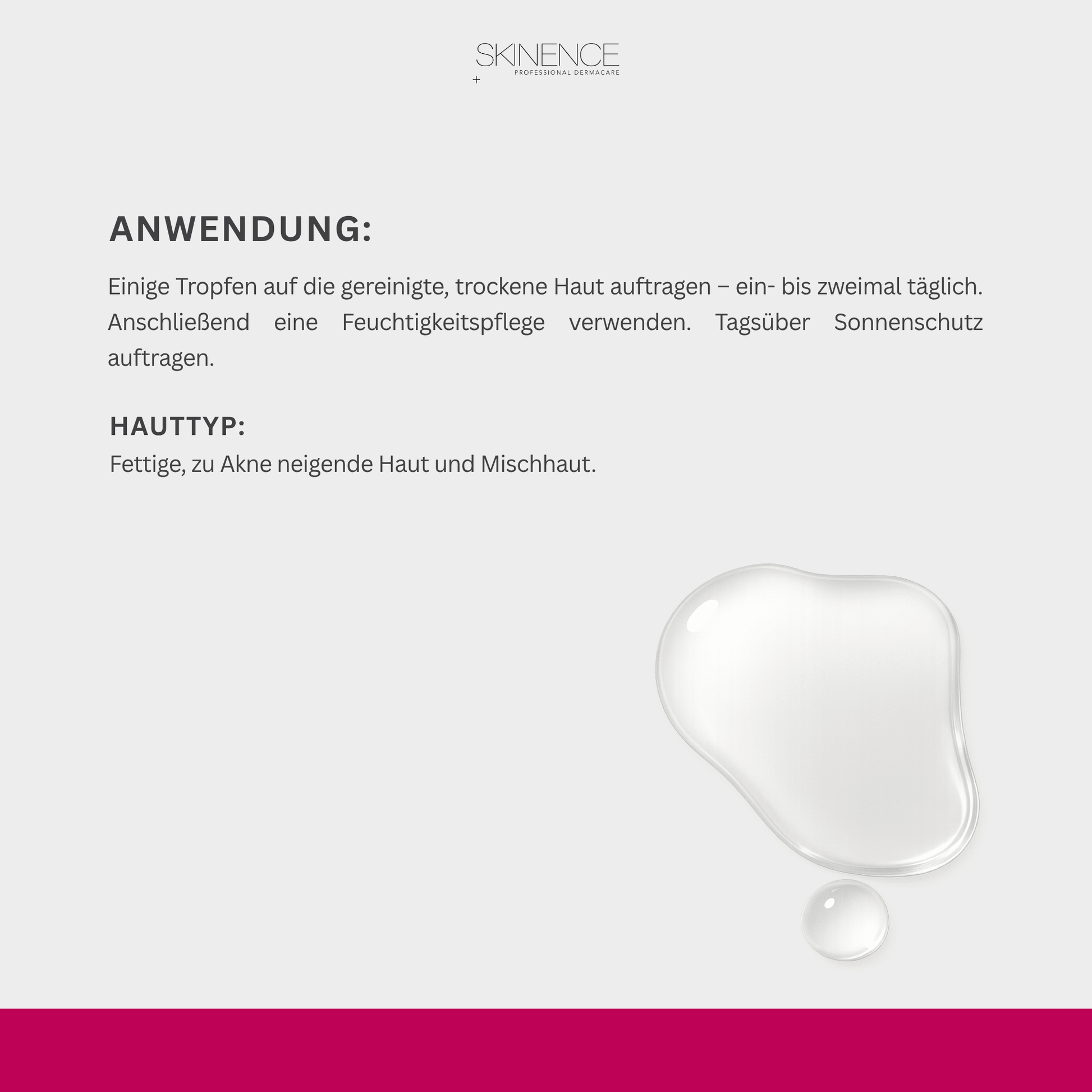 Niacinamide 10% + Zinc 1% Serum - Skinence – Professional Dermacare